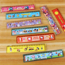 6 pcs 1 lot Learn Stationery Variety of cartoon 15cm transparent plastic ruler wave ruler curve ruler cartoon stationery ruler 2024 - buy cheap
