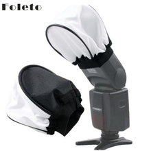 Foleto Flash Diffuser Camera Soft Diffuser Speedlite for canon nikon Yongnuo Godox Flash Light 580EX II 600EX RT SB800 SB600 430 2024 - buy cheap