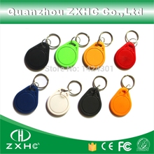 (100pcs/lot) 13.56MHz Keyfobs RFID Key Finder Card Tags Attendance Management IC M1 S50 Keychain ABS Keyfobs Waterproof 2024 - buy cheap