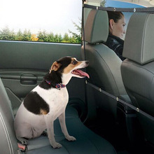Durable Universal mascota para coche barrera de malla de perro Auto seguridad de aislamiento red vehículo Van asiento de atrás 2024 - compra barato