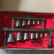 Sinos de bronze Chinesa do Tibete glockenspiel dragão Sinos em Chinês antigo instrumento musical de metal artesanato 2024 - compre barato