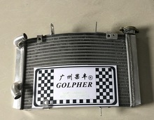 Radiador de motocicleta alumínio golpher, para triumph street triplo 675 r 14-17 2024 - compre barato