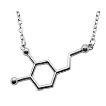 Science Lovers Molecular Biology Science Major College Graduation Decor Jewelry Dopamine Molecule Pendant Necklace For Gifts 2024 - buy cheap