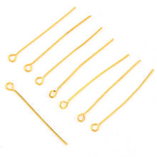 Factory Fashion Cheap 16mm~45mm Eye Head Pins Gold Color Eye Head Pins Findings DIY Jewelry Making Jewelry Accessories 2024 - buy cheap