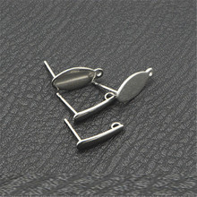 SEA MEW 100 PCS 3*15mm 7*15mm Fashion Metal Stainless Steel Stud Earrings Setting For Women Jewelry Making 2024 - buy cheap