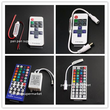 For 3528 5050 RGB LED Strip Light Mini 3/24/44/17/11 Key  IR Remote Wireless Controller Wifi LED RGB Controler 2024 - buy cheap