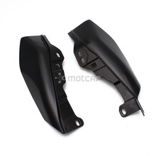 Escudo térmico negro para motocicleta, Deflector de aire de medio Marco, embellecedor para Harley Touring Street Glide Road King Road Electra Glide 2009-2016 2024 - compra barato