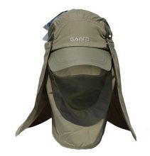 Santo Outdoor 360 Degree UV Protection Sun Hat Folding Visor Mosquito Cap Hiking Jungle Hats Mountain Bike Camping Sun Cap 2024 - buy cheap