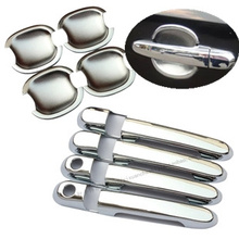 For Hyundai Tucson 2004 - 2010 New Chrome Car Door Handle Cover + Car Bowl Trim Free Shipping 2024 - buy cheap