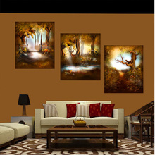 Quadros para sala de estar, pintura abstrata à óleo, vintage, arte pop, moderna, sem moldura, imagem de fantasia, arte em tela 2024 - compre barato