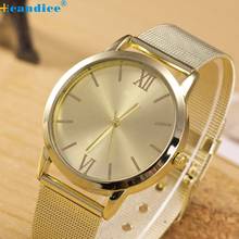Splendid Women Ladies Bracelet Gold Stainless Steel Mesh Band Wrist Watch Reloj Mujer 2024 - buy cheap