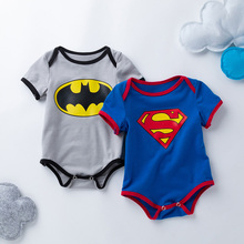 Baby boy romper toddler baby short sleeve cotton romper for 0-24M infant baby jumpsuit newborn baby clothes R37 2024 - buy cheap
