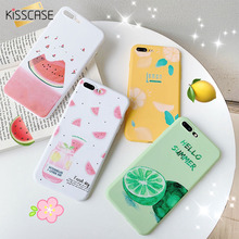 KISSCASE TPU Cartoon Fruit Case For 6S 6 7 8 Plus Cover TPU Soft Silicone Case For iPhone XR XS MAX X Fundas For iPhone XR Coque 2024 - buy cheap