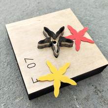 star sun flower DIY leather craft cup board mat pad inlay jigsaw die cutting knife mould hand machine punch tool set 2024 - buy cheap