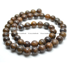 Natural Brown Antique Bronzite Stone Round Loose Beads DIY Jewelry Making Supplies 4mm~12mm 2024 - buy cheap