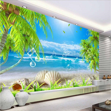 beibehang wallpaper Custom wallpaper murals Any size photo Music Love romantic Love sea TV background wall papel de parede 2024 - buy cheap