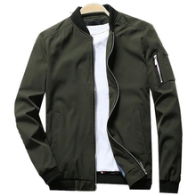 Jaqueta bomber casual masculina, jaqueta corta-vento com gola o para homens, moda de primavera e outono, estilo hip hop, plus 6xl 2024 - compre barato