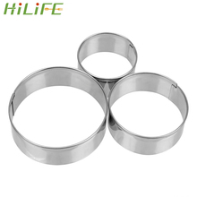 HILIFE Cookie Pastry Wrapper Dough Cutting Tool 3pcs/set Cutter Maker Tool Stainless Steel  Round Dumplings Wrappers Molds Set 2024 - buy cheap