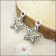 115pcs Vintage Charms  Five-pointed star  Pendant Antique silver Fit Bracelets Necklace DIY Metal Jewelry Making 2024 - buy cheap