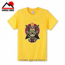 2019 New arrival Summer Style Satanic Goat Baphomet cartoon T Shirts Men Baby Baphomet Color Printed T-shirt Design Brand tshirt 2024 - buy cheap