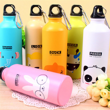 Sale 500ml Cycling Camping Outdoor Aluminum Alloy Water Bottle Portable  Modern Design Cartoon Animals Drinkware Bottle 2024 - buy cheap