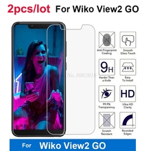 2 Pcs For Wiko View2 Go Tempered Glass 9H Protective Ultra-thin Screen Protector Film For Wiko View 2 Go 5.93" Mobile Phone Film 2024 - buy cheap