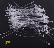 1000pcs/lot 7" Transparent PP Loop Pins Tag Loop Hanger Fasteners NO TAG GUN REQUIRED Clothes handwork Garment Accessory 2024 - buy cheap