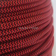 Cable trenzado de tela para lámpara colgante, cable textil de 2 núcleos de 10 metros, 0,75 mm2, nuevo color 2024 - compra barato