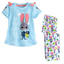 Conjunto infantil de camisa de algodão, 2 peças, manga curta, macia, camiseta + calça comprida 2024 - compre barato