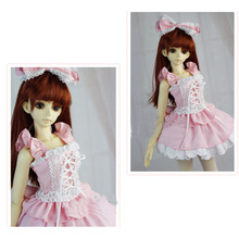 Wamami-vestido de princesa rosa, traje 129 SD DOD BJD Dollfie, n. ° 1/3 2024 - compra barato