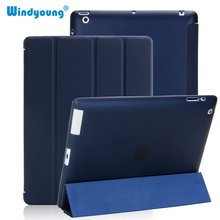 Case For Apple iPad 2 3 4  Ultra Slim PU Leather Flip Cover Soft TPU Back Magentic Smart Cover Case For iPad 2 3 4 A1430 A1460 2024 - buy cheap