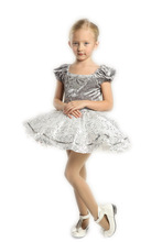 2016 Hot Sale Kids Girl Dress Free Shippingchild Leotard Evening Dress Princess Child Costume Female Latin Dance Clothes 224 2024 - buy cheap