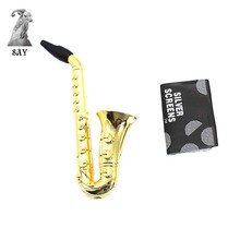 SY nueva gran oferta saxofón pequeño en forma de tubo de fumar portátil pipa de metal para fumar tabaco con malla de accesorios para fumar 2024 - compra barato