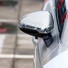 Car Accessories For Audi A4 Sedan B9/9L 2016 2017 Exterior Chrome Door Mirror Cover  Strip Anti-collision Mirrors Trim Frame 2024 - buy cheap