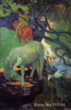 Paintings by Paul Gauguin The White Horse Hand painted oil painting canvas High quality 2024 - buy cheap