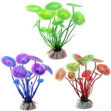 1 PC Artificial Decoration Plants Simulation Aquarium Ornament Landscape Grass Flower Fish Tank Decor Aquatic 2024 - buy cheap