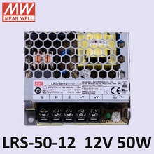 Meanwell 12V 50W LRS Switching Power Supply Driver for LED Strip AC 100-240V Input to DC 12V cctv power supply free shipping 2024 - buy cheap