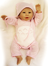 Кукла новорожденная силиконовая, 50 см, 20 дюймов 2024 - купить недорого