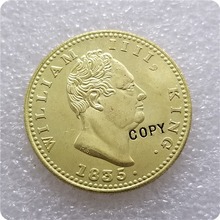 Moneda de copia dorada de la compañía de la India del Este de 1835 2024 - compra barato