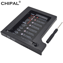 CHIPAL-indicador LED Universal 2 ° HDD Caddy, 4 canales, 12,7mm, SATA, 3,0 de doble, para carcasa de Cubierta para SSD y HDD de 2,5 pulgadas, CD / DVD-ROM 2024 - compra barato