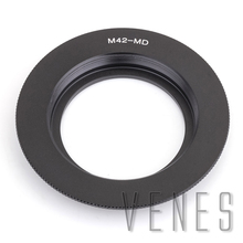 VENES M42-MD,Adapter ring for M42 Lens to Suit for Minolta MD Camera, For M42 lens to MD lens adapter, for Minolta (D)SLR Camera 2024 - купить недорого