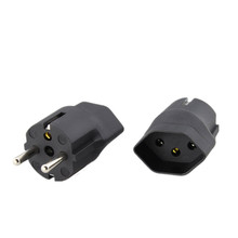 Europ-cargador de enchufe de CA, adaptador de enchufe de viaje, 10A, 250V, adaptador de corriente de la UE 2024 - compra barato