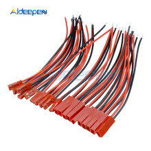 20Pairs JST 2 Pin Male Female Connector 22AWG Red and Black 100mm Wire for RC Plane Battery 2024 - buy cheap