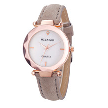 Women's Fashion Leather Band Watches Luxury Casual Analog Quartz Round Wrist Watch Relogio Feminino Saat Casual Montre Femme 2024 - buy cheap