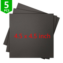 SWMAKER 5 шт. * 3D сборки с печатной поверхностью, 4,5 "x 4,5" квадратный, черный цвет super stick BuildTape лист для 3D принтера 2024 - купить недорого