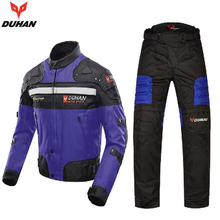 DUHAN Motorcycle Racing Suits Protective Gear Windproof Warm Motorbike Jackets + Motorcycle Pants Moto Protective equipment 2024 - buy cheap