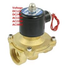 1'' Water Solenoid Valve Air Oil Brass Valve NBR 2W250-25 DC12V DC24V AC110V or AC220V 2024 - buy cheap