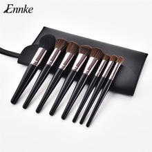 ENNKE Makeup Brushes Set With Case Luxury Micro Brush Wooden Handle High Quality Synthetic Hair Cosmetic Brushes Kit Beauty Art 2024 - buy cheap