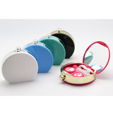 New Style Portable Cute Perfume Bottles Shape Mini Contact Lenses Box Eyewear Container 2024 - buy cheap