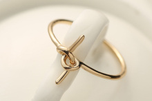 New Cheap One Tie Wedding Engagement Simple Dainty Ring Korea Lovely Women Gold Jewelry Finger Ring for Women 2024 - buy cheap